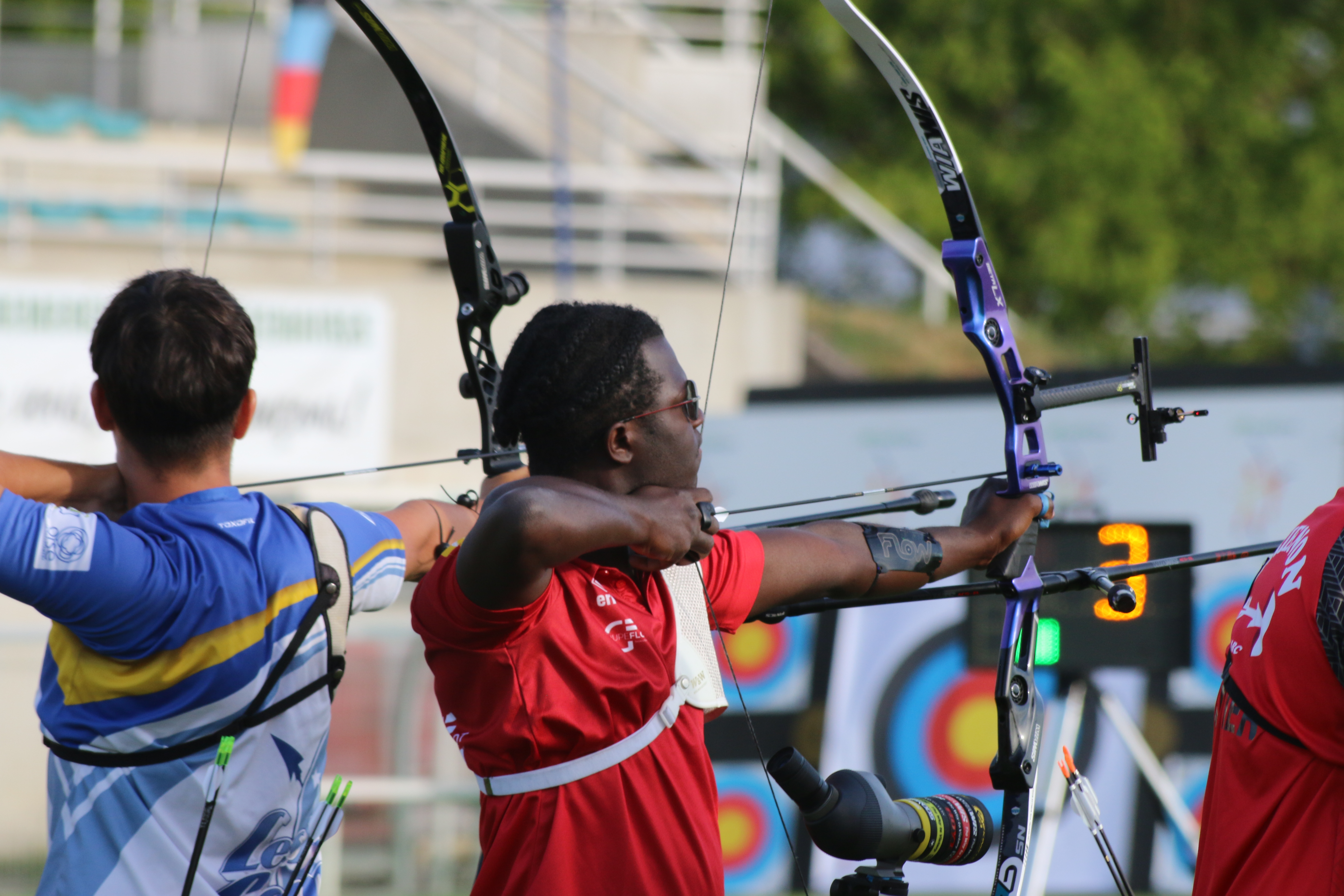 Franck Eyeni en action