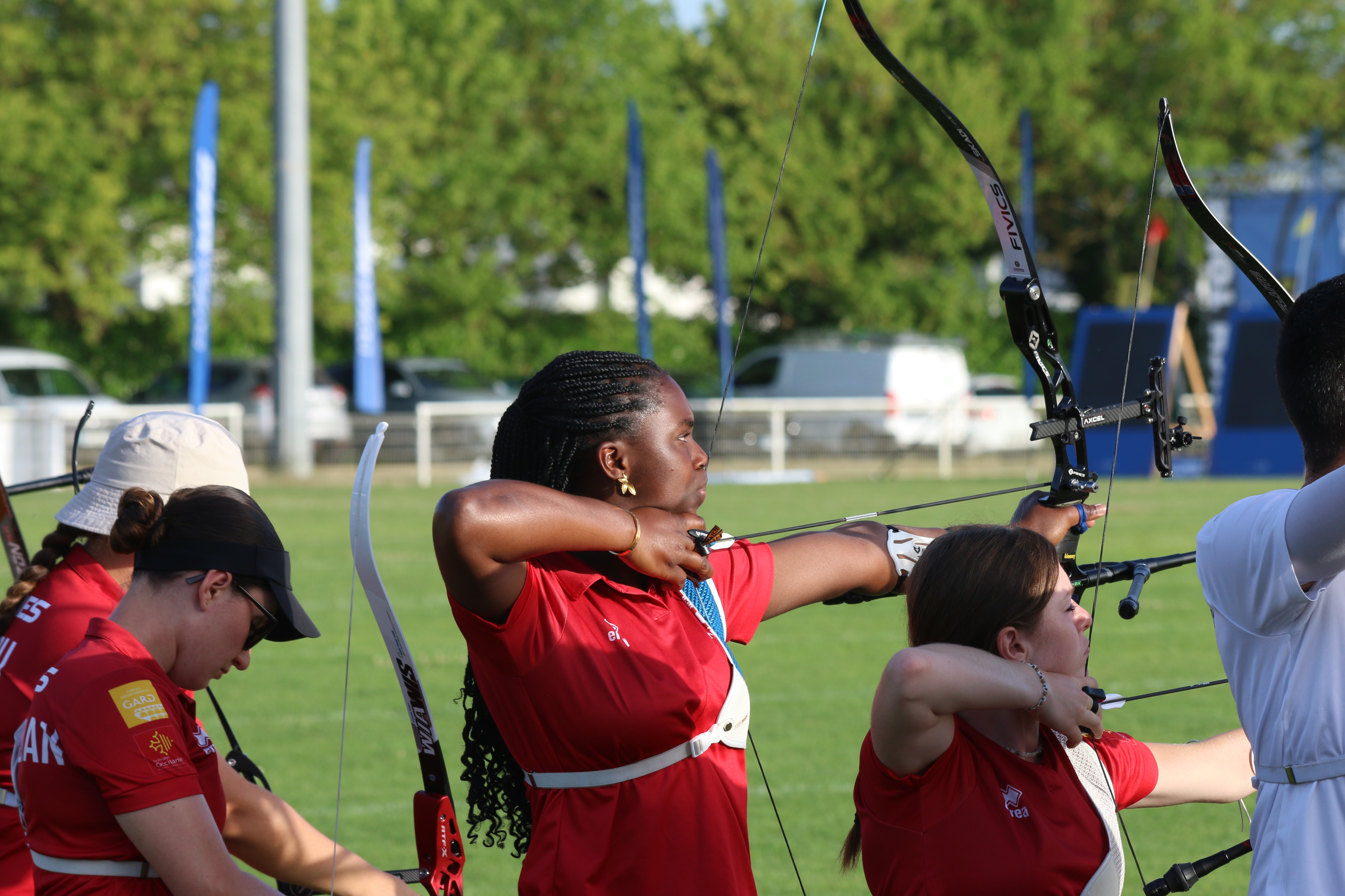 Marcelle Diombo en action